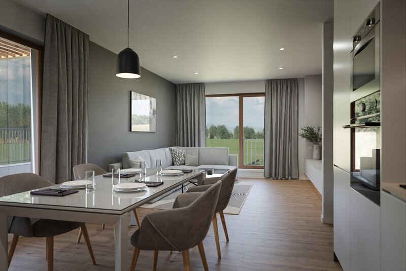 Jednotka 3+kk 103,2 m2  - II. etapa